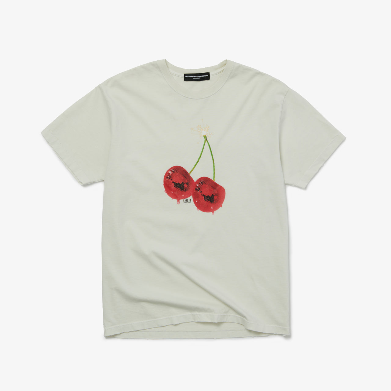 Cherry T-Shirt in Vintage White