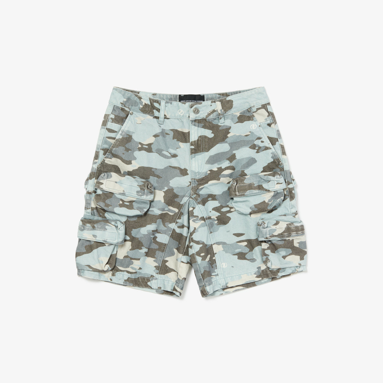 Cargo Shorts in Camouflage In Blue