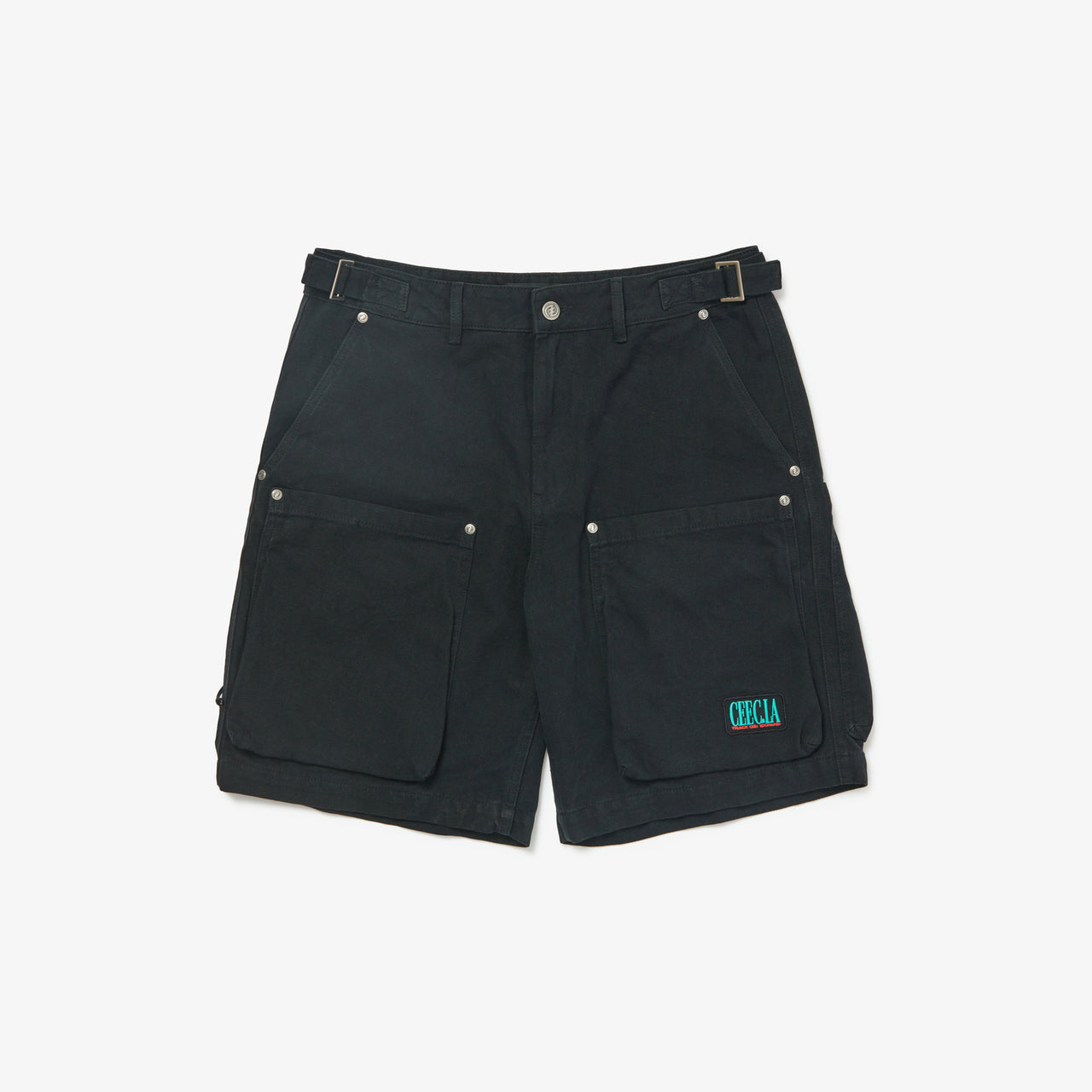 Carpenter Shorts in Vintage Black