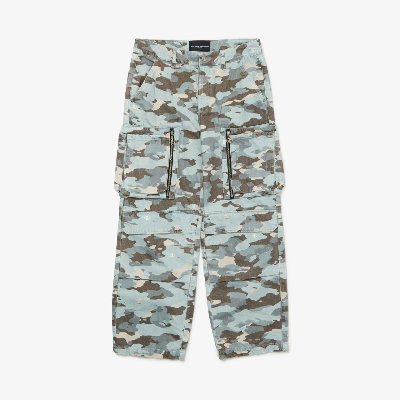Cargo Pant in Camouflage In Blue