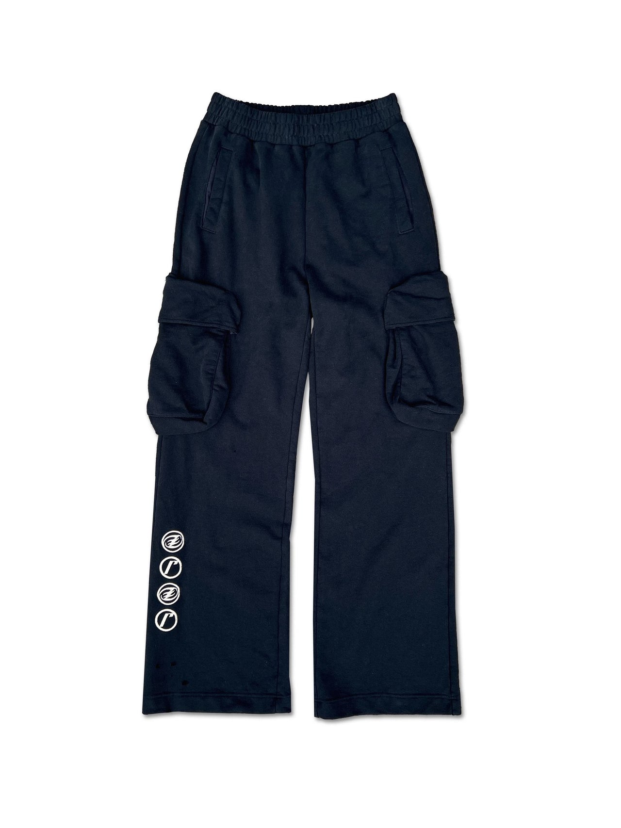 Year of the Dragon Cargo Pants in Vintage Black