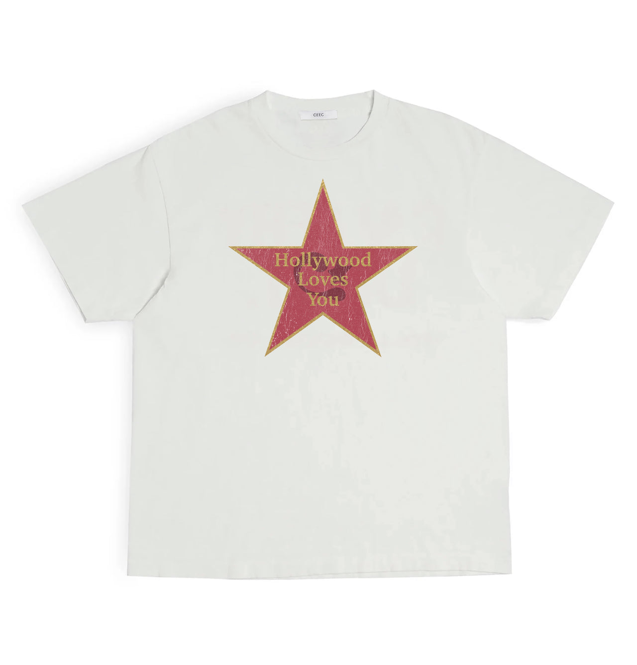 Hollywood Star T-shirt in Ivory