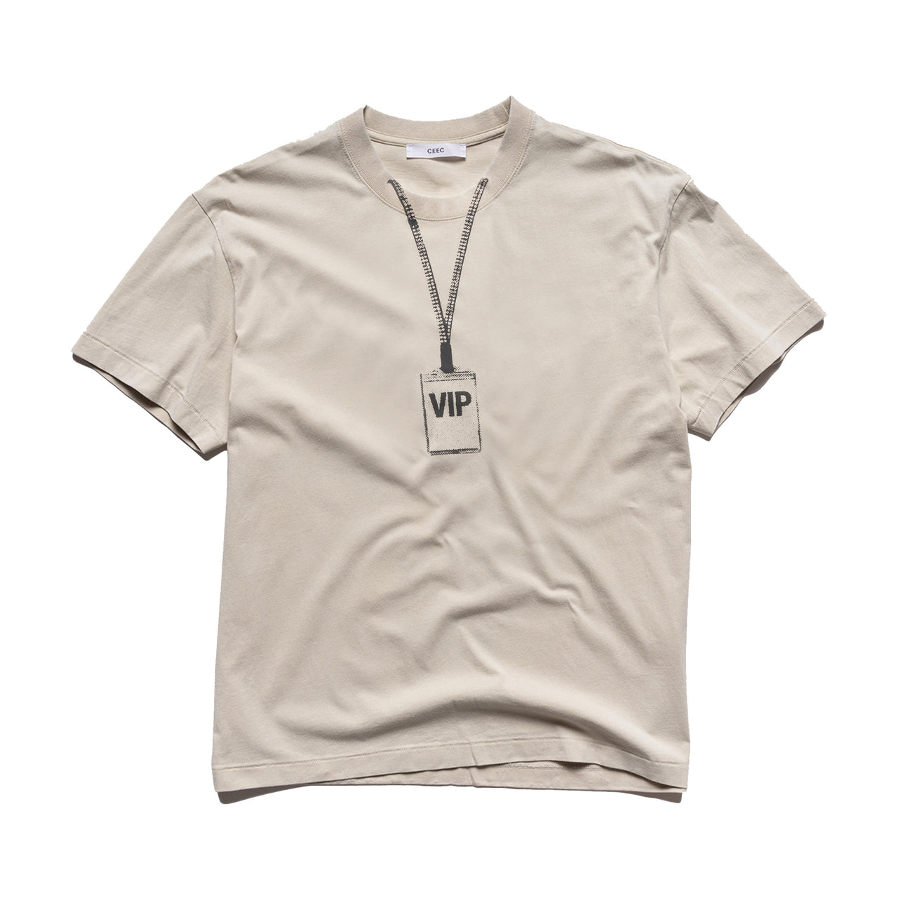 “VIP” T-shirt in Ivory