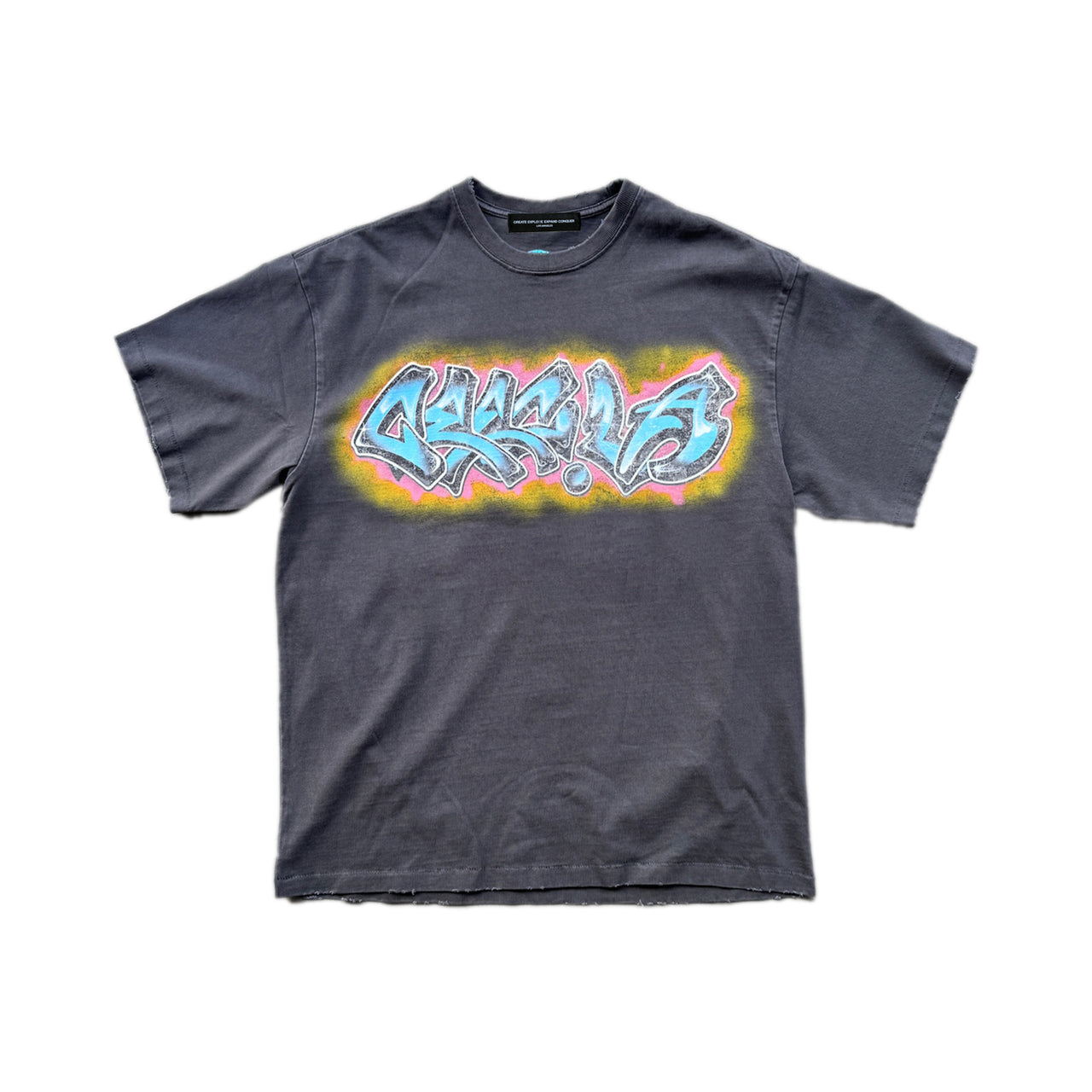 Vintage Graffiti Logo T-shirt in Black