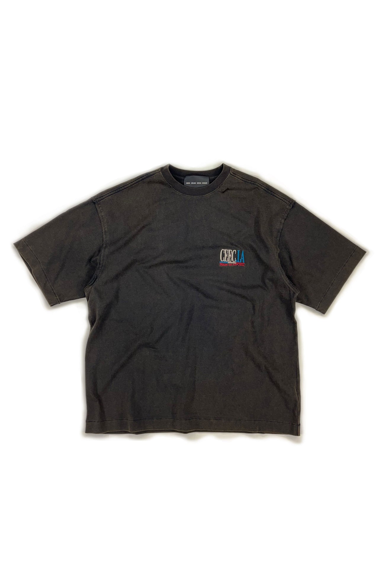 1st Anniversary "Call me if you see" Logo Tee in Black
