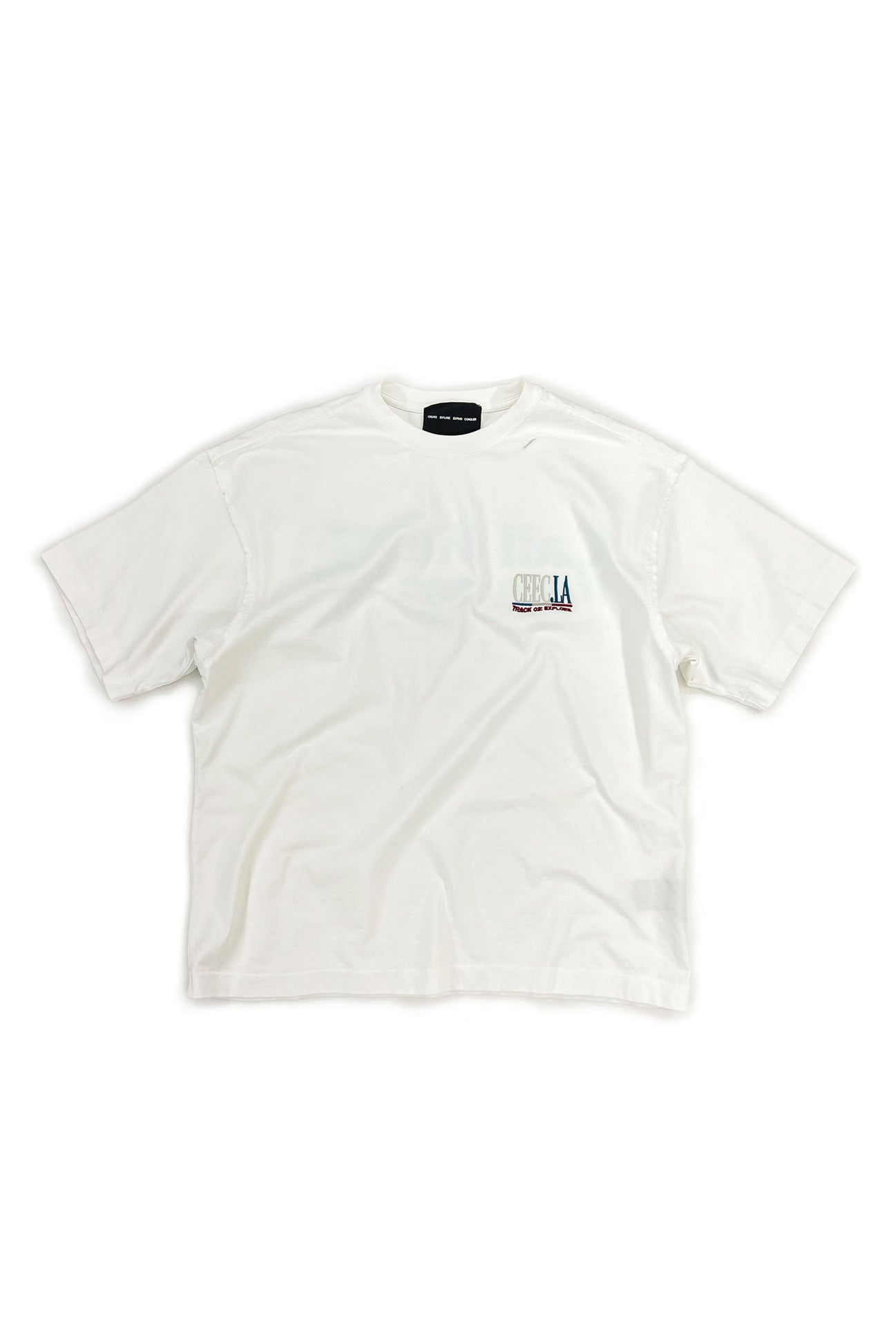 1st Anniversary "Call me if you see" Logo Tee in White